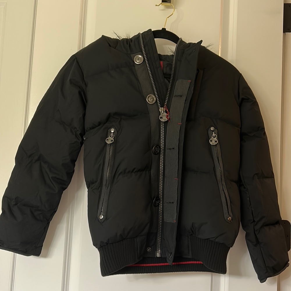 Water Proof Puffer Fur Hooded Jacket